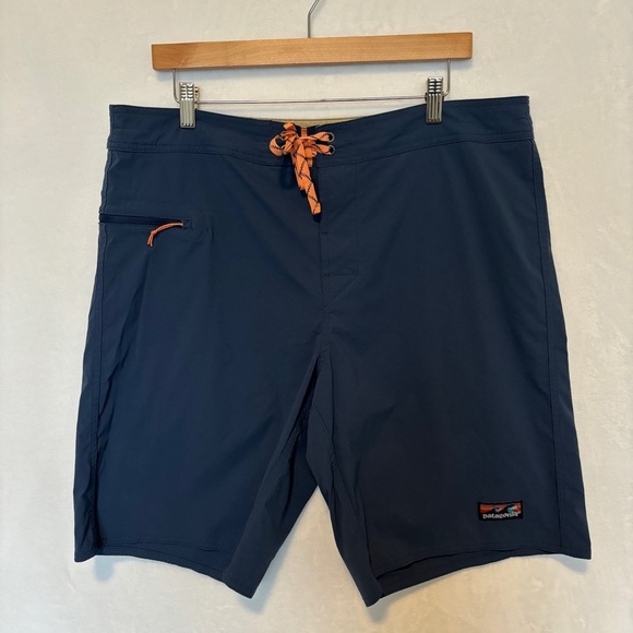 Patagonia Wavefarer Boardshorts blue swimsuit size 38 - Picture 1 of 10